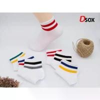 ราคา Dsox ถุงเท้าข้อสั้นลายริ้ว (Old School) คละ6สี - แพ็ค 6 คู่ ขายดี ผู้ชาย Man (1731340841205337003)