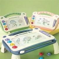 ราคา อุปกรณ์การเรียน กระดานแม่เหล็ก เขียนลบได้ 4 สี กระดานวาดรูปแบบโต๊ะ school supplies (1731508844197414293)