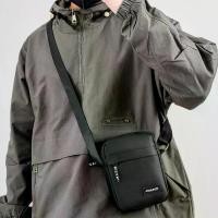 ราคา กระเป๋าสะพายข้าง ไนลอน กระเป๋าสะพายธุรกิจ สีดำ สีเทา สีฟ้า สไตล์ลำลองและย้อนยุค ทันสมัย Bag สะพายข้าง Crossbody Shoulder กระเป๋าถือ Fashion School Essentials เป้ Hobo แฟชั่นชาย สายกระเป๋า Handbag (173