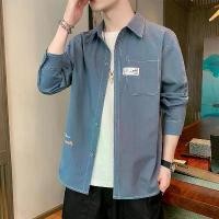 ราคา เสื้อเชิ้ตแขนยาวผู้ชายสไตล์เกาหลี เสื้อแจ็คเก็ตยอดนิยม ชุดทำงานอินเทรนด์ เสื้อเชิ้ตลำลอง แฟชั่น คอลเลคชั่นฤดูใบไม้ผลิ 2024 มาใหม่ เสื้อ เหลือง ที่ มี ตราสัญลักษณ์ ในหลวง เสื (1731915641357633428)