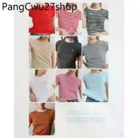 ราคา beforesunset_studio - Bun Basic Slim T-shirt เสื้อยืดคอกลมทรงพอดีตัวดีเทลลายปัก (1731277546304406714)