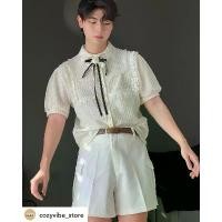 ราคา Princess shirt เสื้อเชิ้ตแต่งลูกไม้ เสื้ออก54นิ้ว คอบัวลายสก็อต เสื้ออก 60 นิ้วไซซ์ใหญ่ เสื้อผ้าผู้ใหญ่รุ่นแม่อายุ 60 เรียบๆ (1731797729374012861)