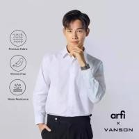 ราคา Arfi X VANSON Premium White Shirt เสื้อเชิ้ต สีขาว แขนยาว ผ้าพรีเมี่ยม (1731691554306819840)