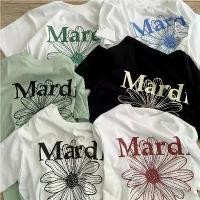 ราคา เสื้อยืดแขนสั้นพิมพ์ลายดอกทานตะวัน, มาร์ซี่, 7 สี, สไตล์เกาหลีเรียบง่ายฮาราจูกุ, เสื้อยืดหญิง, [SR-STUDIO], พร้อมการออกแบบดอกทานตะวัน always wonder shirt (1731523644685583495)
