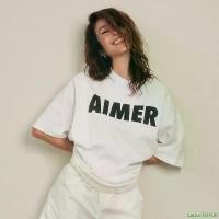 ราคา Lance3SHOP AIMER - AIMER Logo T-shirt in White เสื้อยืดโอเวอร์ไซส์ สกรีนลาย จัดส่งฟรี กทม (1732093304433706871)