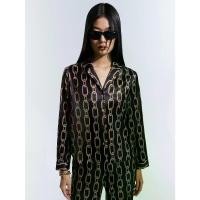 ราคา [Pomelo] เสื้อเชิ้ตแขนยาวพิมพ์ลายโซ่ / Chain Printed Long Sleeve Shirt (1730546655534418011)