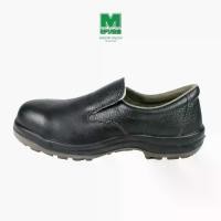ราคา Midori Anzen รองเท้าเซฟตี้ หนังแท้ หัวเหล็ก รุ่น ACF200 / Midori Anzen Safety Shoe Steel Toecap ACF200 (1731400859838023815)