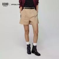 ราคา CC DOUBLE O กางเกงขาสั้นจับจีบ ผู้หญิง TAILORED SHORTS รุ่น C5WAWBSH33 (AW25#P1) (1731804115988809470)