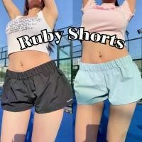 ราคา Ruby Shorts กางเกงขาสั้นทรงสปอร์ต ผ้าร่ม ออกกำลังกาย แห้งเร็ว ใส่สบาย (1731656730770637889)