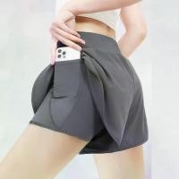 ราคา กางเกงกีฬาผู้หญิง กางเกงออกกำลังกายขาสั้น ผ้าลื่น เบาสบาย มีซับในกันโป๊ ผ้าระบายอากาศอย่างดีกางเกงขาสั้น shorts (1732191379781946291)