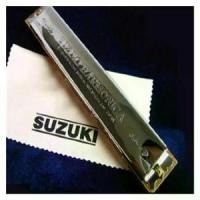ราคา [COD] SUZUKI Study-24 (KEY C) ฮาร์โมนิก้าซูซูกิสีเงิน ฮาโมนิก้าคีย์Cเม้าออแกนขนาด24ช่อง เมาท์ออแกน SILVER Harmonica 24-Hole Tremolo (1731920756627769029)