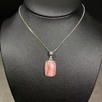 ราคา SPLOIE จี้หินเงินแท้ โรโดโครไซด์ (Rhodochrosite Pendant with 925 Silver) ขายดี (1732079405438305426)