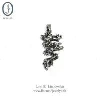 ราคา จี้รูปมังกร รมดำ ทำจากเงินแท้ (Silver 925) จัดส่งที่รวดเร็ว (1731951026044634467)