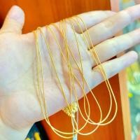 ราคา รีเทิร์น สร้อยคอเงินแท้(92.5%)ชุบทอง ไม่ลอก ไม่ดำ เงินแท้925 Kampan Silver มีบัตรการันตรีเงินแท้ ความยาว16-18นิ้ว มีห่วงร่นในตัวปรับขนาดได้เอง (1729605777278929667)