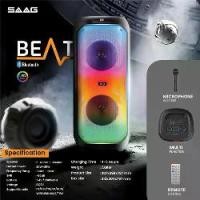 ราคา BEAT SAAG SPEAKER BLUETOOTH +MIC*1ตัว /40W (1731662925181387829)