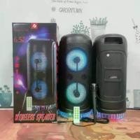 ราคา New!! ลำโพงบลูทูธ bluetooth Speaker Wireless Speaker ลำโพงดอกคู่ขนาด6.5นิ้ว แถมไมค์สาย ลำโพงกลางแจ้ง ไร้สาย (1731733095190071453)