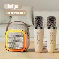 ราคา K12 ลำโพงบลูทูธ มินิ ลำโพงไร้สาย พร้อมไมโครโฟนในตัว แสงไฟRGB คาราโอแกะกลางแจ้ง แบบพกพา Mini Karaoke Bluetooth Speaker เวอร์ชันล่าสุด5.3 สีขาว ฟ้า สีชมพู (1730340953942756311)