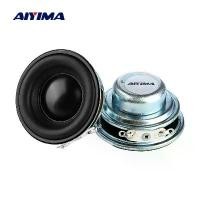 ราคา AIYIMA 2pcs 40MM Mini Audio Portable Speakers 16 Core 4 Ohm 5W Full Range Speaker Rubber Side NdFeB Magnetic Speaker (1731832310764701419)