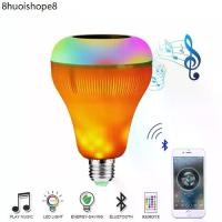 ราคา หลอดไฟลำโพงบูลทูธ โคมไฟ LED Bluetooth Music bulb Speaker เปลี่ยนได้หลากสี มาพร้อมรีโมท และขั้วเกลียว E27 (1731713633685374207)