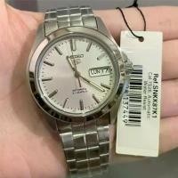 ราคา ข้อเสนอจํากัดเวลา Seiko 5 Sport Automatic นาฬิกาข้อมือผู้ชาย สายสแตนเลส สีเงิน รุ่น SNKK87K,SNKK87K1 (1732110928240215652)