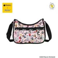 ราคา Lesportsac Classic Hobo Bag กระเป๋าสะพายข้างพาดลำตัว Style 7520 lesportsac x Peanuts (1732183507498535627)
