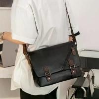 ราคา กระเป๋าสะพาย ผู้ชาย Korean Style สีดำ สินค้าแนะนำ (1731718331716699174)