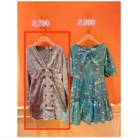 ราคา Lynaround sz.xs ผ้ายีนส์สวยมากๆค่ะ black dress korean style เดรส สาว หวาน เดรสซี ทรู (1732047966285890905)