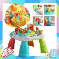ราคา Hellomom โต๊ะกิจกรรม Activity Table ของเล่นเสริมพัฒนาการโต๊ะกิจกรรมเด็ก ของเล่นมีไฟ สำหรับเด็กอายุ 1 ขวบขึ้นไป โต๊ะกิจกรรมป้อนอาหารนก โต๊ะกิจกรรมรถไฟ โต๊ะกิจกรรมต้นไม้ โต๊ะกิจกรรมHola (172975179593210