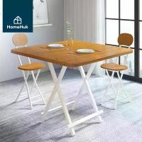 ราคา HomeHuk ชุดโต๊ะกินข้าว พร้อมเก้าอี้ 2 ตัว พับเก็บได้ โครงเหล็ก โต๊ะกินข้าว เก้าอี้ไม้ โต๊ะมินิมอล ชุดโต๊ะเก้าอี้ โต๊ะอาหาร โต๊ะกินข้าว4ที่นั่ง เก้าอี้กินข้าว ขาโต๊ะเหล็ก โต๊ะกินข (1729598947815492517)