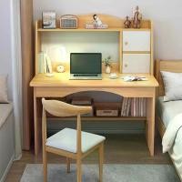 ราคา PC 80/100cm โต๊ะทำงาน โต๊ะคอมพิวเตอร์พร้อมชั้นวาง study table (1729990515684838198)