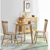 ราคา ไม้จริง100% โต๊ะกินข้าว 120cm ชุดโต๊ะรับประทานอาหาร 6 ท่าน ไม้ยางพารา dining table ประกอบง่าย (1730430926128122189)