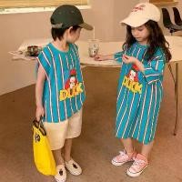 ราคา เสื้อยืดเด็ก คอลเลคชั่นฤดูร้อน 2025 สำหรับเด็กชายและเด็กหญิง สไตล์เกาหลี พิมพ์ลายการ์ตูน ชุดเสื้อกั๊กลำลอง ชุดพี่น้อง vess ชุด นัก เรียนอนุบาล ชาย boy ไม้ ง้า ศึกษา คอ จีน birthd (1731837845702608027)
