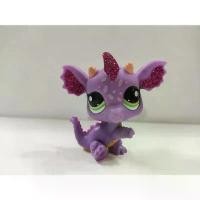 ราคา ตุ๊กตาสัตว์ Littlest Pet Shop, LPS Toy, มังกรสีม่วง, ตัวเลข 2660 (1732088968467220278)