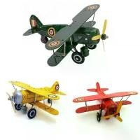 ราคา Classic Toy ของเล่นโบราณ ของเล่นสังกะสี ไขลาน MS-454 (เครื่องบินโบราณ) COD (1732062342621464575)