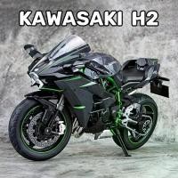 ราคา Toyรถจักรยานยนต์รุ่น Top, Kawasaki H2, สเกล 1:9, ของเล่นเด็ก (1730317944783932191)