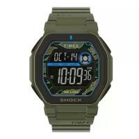 ราคา TIMEX TW2V93700 Trend Command นาฬิกาข้อมือผู้ชาย ดิจิตอล สายซิลิโคน สีเขียว หน้าปัด 45 มม. (1729943963203177235)