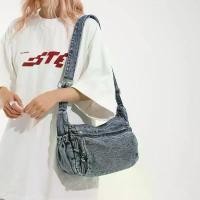 ราคา กระเป๋าสะพายข้าง เดนิม วินเทจ ไหล่เดียว ตัวเลือกหลากสี น้ำหนักเบา กว้างขวาง กระเป๋า ปลา stand oil เชอร์รี่ trend bag โปร เดือน ถักโครเชต์ พร้อมส่ง อึด ถึก ทน minianjou สาน ผัก ตบ (1732089650486806100)