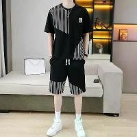 ราคา ชุดฤดูร้อน, แขนสั้น, สำหรับผู้ชาย, ครึ่งแขน, กางเกงขาสั้น, ลำลองและหล่อ, ชุดสองชิ้น, ระบายอากาศได้และหลวม, ชุดฤดูร้อนของผู้ชาย, มาใหม่ tshirt and short trend suit ชุด poem ผู้ ชาย (1731391659607295735