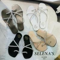 ราคา oftshop50 *ขายดี* Sharisa Shoes รุ่น SELENA (001) รองเท้าแตะเส้นเพชร พื้นนิ่ม ส้นแบน เส้นไข้ว 3 เส้น ส่งไว หมุนได้ 360 สินค้าขายดี กระดาษทิชชู่ BEST TREND ခေါင်းအုံးစွတ် บรีส (1731286199624435527)