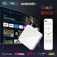 ราคา ของแท้ 100% H96 MAX H313 Smart TV Box, Android 14 2GB+8GB, WiFi 6, BT, 4K HD, Google Voice Media First (1731939578128663561)