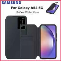 ราคา เคสกระเป๋าสตางค์ Smart View, Samsung ดั้งเดิม, สำหรับ Galaxy A54 5G, S-View Wallet Flip Phone Case, EF-ZA546 แอปเปิ้ล เพนซิล (1730740631256009527)