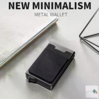 ราคา [ส่งฟรี] *สินค้าพร้อมส่ง* RFID Wallet กระเป๋าใส่บัตรเครดิต ป้องกันการโจรกรรม กระเป๋าเก็บบัตร กระเป๋าใส่บัตร กระเป๋าสตางค์ ผู้ชาย (1732146375322143672)