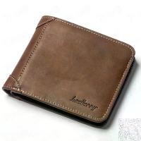 ราคา [ส่งฟรี] Baellerry men's short wallet premium leather wallet retro wallet three fold wallet wallet (1731632948999128577)
