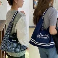 ราคา กระเป๋าสะพายไหล่พิมพ์ลาย ความจุมาก ลายสก๊อต สำหรับผู้หญิง wallet women (1731881875671713631)