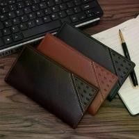 ราคา Long Wallet for Men wallet for men with coin purse mens wallet with card holder mens wallet genuine leather (1731300552402634228)