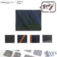 ราคา Louis Montini (Jeans Collection) กระเป๋าสตางค์ผ้ายีนส์ กระเป๋า Jean Wallet TTM119 (1729590225024419962)