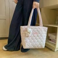 ราคา กระเป๋าโท้ทผ้าฝ้ายควิลท์เกาหลี สำหรับสาวๆ แบบพกพา wallet women (1731881869089212255)