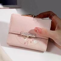 ราคา เหมาะสำหรับผู้หญิง คลิปหนีบเงิน พับได้หลายชั้น พร้อมพนัง wallet women chocolate purse chocolate purse beach bag beach bag กระเป๋า ตังค์ ลิน lyn แท้ louis vuitton chocol (1731669448794801273)