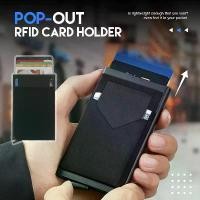 ราคา [จัดส่งทันที] 3box กระเป๋าใส่บัตร กระเป๋าตังชาย Automatic Pop-up Bank Card Box Card Holder RFID Credit Card Holder Smart Quick Release Man Women Wallet Organizer Card Bag (1732275363382266581)