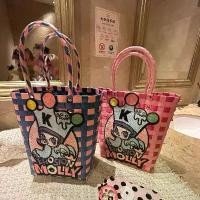 ราคา กระเป๋าทอแฮนด์เมด Bubble Mart, กระเป๋าถือกลางแจ้ง, กระเป๋าเก็บเครื่องสำอางอาบน้ำ, ตะกร้าสไตล์ญี่ปุ่น, มาใหม่ bostanten กระเป๋า beach bag wallet women (1731627791882225168)
